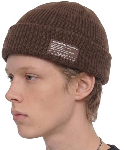UNDERCONTROL Winter Trawler Fisherman Beanie Herren Damen Unisex Stylische einfarbige Docker-Totenkopfmütze zum Aufrollen, Uhrenkappe, Farbpaket - 15 Farbe