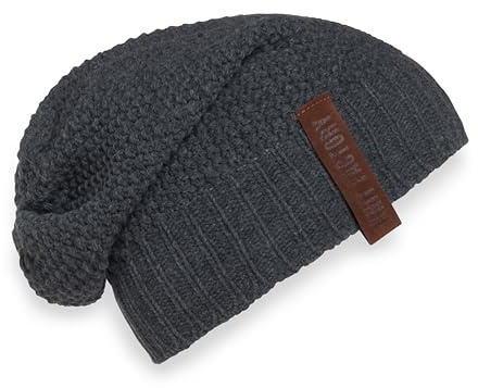 KNIT FACTORY - Coco Mütze - Strickmütze für Damen und Herren - Slouch Beanie - Wintermütze mit Wolle - Hochwertige Qualität