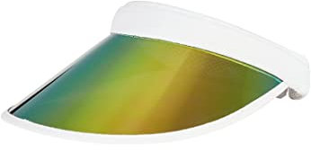 Urban Classics Unisex Holographic Visor Visier, White/Multicolor, Einheitsgröße EU