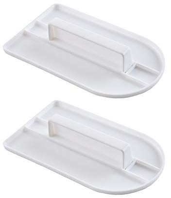 FSSTUD 2 PCS Plastic Fondant Icing Smoother Polisher Icing Scraper Paddle Tool for Cake Decoration
