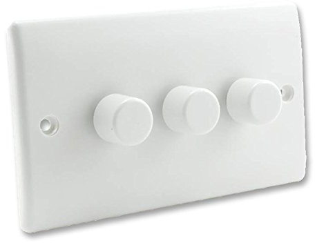 DIMMER Switch 3G 2 Vie Push 400W, INTERRUTTO, PRESA PRESA DIMMER Elettrico - 883