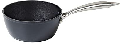 Pyrex Zero Scratch Aluminium TOS Range Stainless Steel Handle Saucepan with Lid 18cm