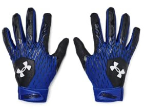 Under Armour Clean Up Gants de Baseball pour Enfants et Adolescents (002) Noir/Team Royal/Blanc, Large