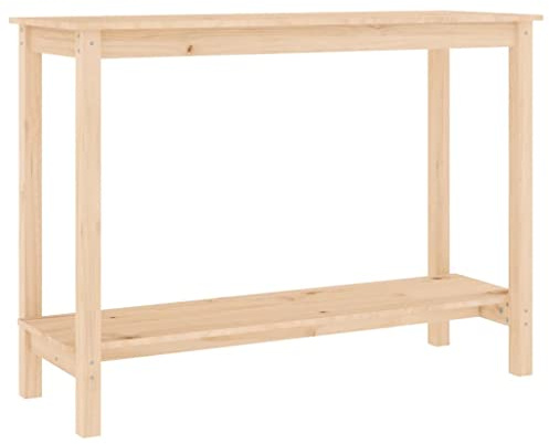 vidaXL Konsolbord 110x40x80 cm massiv furu