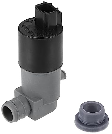 A ABSOPRO Parabrisas Lava Motor Bomba Para Toyota Yaris 2014-2017 1Pc | Color Negro, Material Plástico Y Goma, 2 Pines, 69X35X89Mm, Arandela 17Mm, Oe 853300F011, Delantero Y Trasero