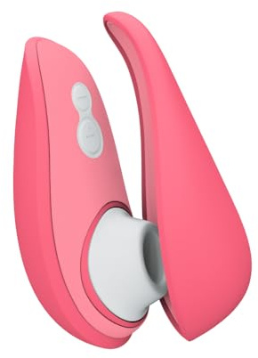 Womanizer Liberty 2 Suceur de Clitoris Pleasure Air discret | Sex Toy aspirant 8 intensités | Stimulateur clitoridien à succion femme et couple | Étanche & Rechargeable | Coque de voyage | Rose