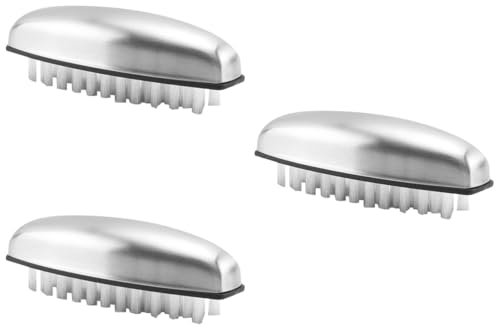 Beavorty 3 Piezas jabón Absorbente de olores Lavadora de Manos para baño Cepillo Quita olores para cocinar Desodorante eliminador de olores uñas Nuevas Cepillo de Limpieza Clavo