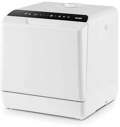 Baridi Mini Portable Tabletop 5L Dishwasher, 4 Place Settings, 5 Wash Functions - DH224