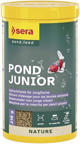 Pond Junior 1.000 ml (210 g) | Aufzuchtfutter für Junge, kleine Teichfische | Teichfutter | Goldfischfutter