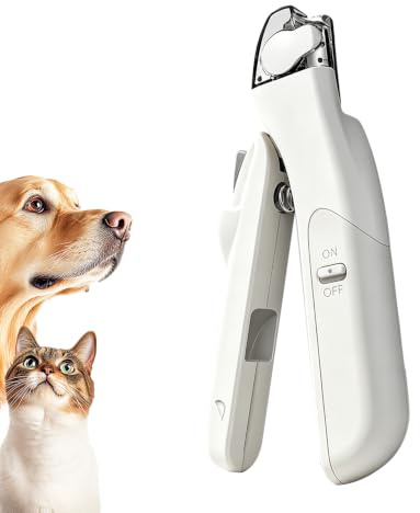 TABKSOLA 2 en 1 Lime et Coupe Griffes Chiens et Chats de Toutes Tailles, Fonctionnement Silencieux, Protection Sécurisée, Chargement USB