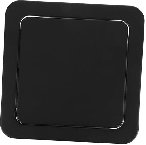 TOPBATHY Couvercle De Poubelle Intégré Couvercle De Poubelle De Comptoir De Cuisine à Rabat à Œillets De le à Rabat Automatique Black Acier Inoxydable 430