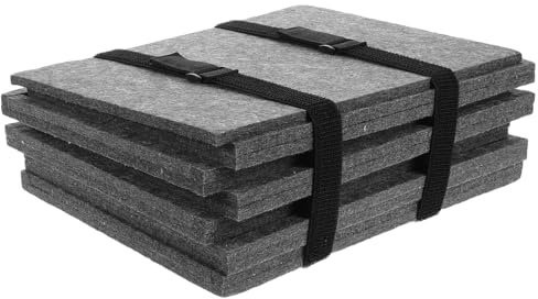 KONTONTY 6 Vassoi Impilabili in Feltro Per Puzzle Contenitori Per Ordinare Pezzi Di Gioco Per Bambini E Adulti Accessori Portatili Per Archiviazione E Organizzazione