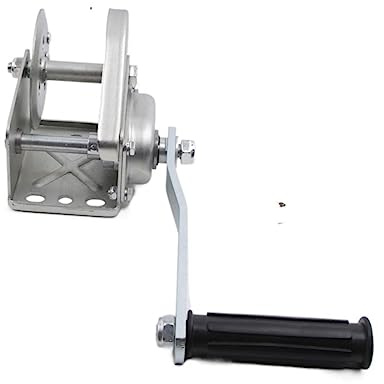 Cabrestante eléctrico portátil Cabrestante manual, gancho inalámbrico de 800lb, Mini cabrestante manual, polipasto de freno de bloqueo automático bidireccional for automóviles, mejoras for el hogar, m