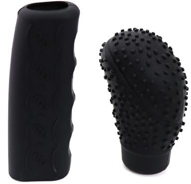 Universale Copri Pomello Cambio Auto per Renault Rafale E-Tech PHEV DHN Scenic E-Tech Symbioz, Resistente all'Usura Antiscivolo Lavabile,Black-B