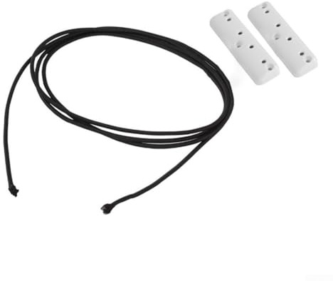 Sisinkal Filet de rangement pour camping-car - Clôture robuste et anti-chute pour camping-car, remorque, caravane - Support élastique pour bagages avec corde de 5 m et 2 déflecteurs (blanc)