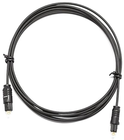 BrambleCo 1.5 m Optical Audio Cable – Digital Fiber-Optic Cable for Soundbar to TV – Clear Sound Home Theatre & Game Console