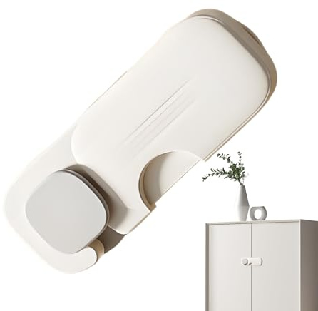Schrankschlösser – 9,3 x 3,2 cm, Kindersicherheitsmöbel für Ofen, Speisekammer mit sicherem knicksicherem Design, Schubladensicherungen für Kommode, Kühlschrank, Badezimmer, Küche, Haushaltsschutz-Set