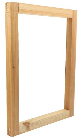 CALLARON Cadre de Sérigraphie en Bois 30x40 Cm Lavable Kit de Démarrage D'écran pour Impression DIY Loisirs Créatifs Arts Textiles et Projets Scolaires