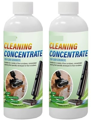 Concentré de nettoyant for sols multi-surfaces for aspirateurs robots, solution de nettoyage des sols for épurateurs de sols, robots de balayage et de lavage(200mlX2)