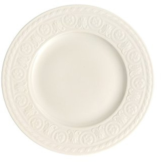 Villeroy & Boch - Cellini 6x Frühstücksteller, 22 cm, Premium Porzellan, Weiß