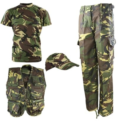 Kombat UK Kids DPM Camouflage Explorer Army Kit - Camo, 7-8 Years