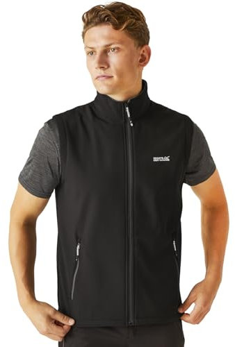 Regatta Men's Bradwell Softshell Gilet, Water Repellent, Durable & Wind Resistant - Perfect for Outdoors, Walking, Hiking & Camping