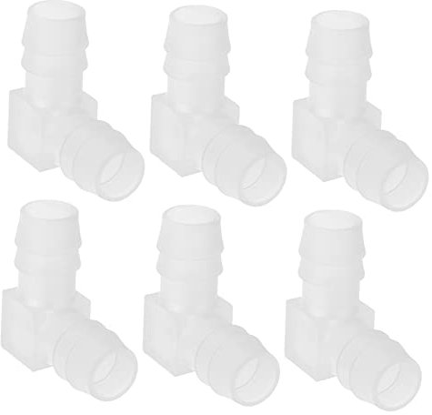 MOTHNUR 6piezas Conector De Codo Tipo De Accesorios De Plástico para Manguera Conectores De Púas para Manguera De Grados para Jardín