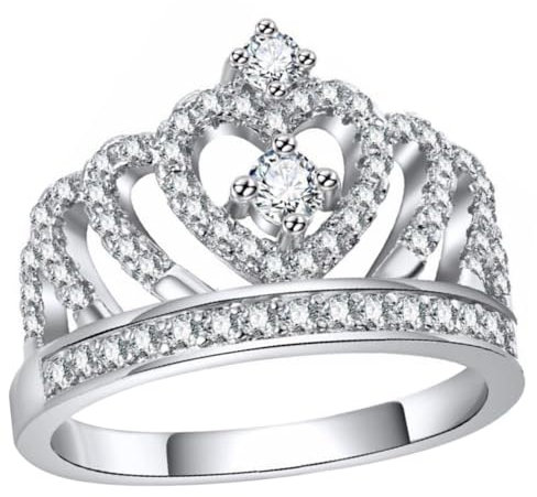 Mikikit Damen Finger Ring Im Design Verstellbarer Schmuck Hochwertigem Legierungsmaterial Für Alltag Und Besondere Anlässe Geschenkidee Für Mädchen Und Frauen