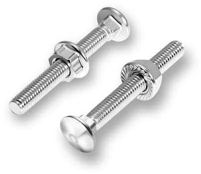 KINETOX 30 Piezas Tornillos Perno de Carruaje M6x30 DIN 603