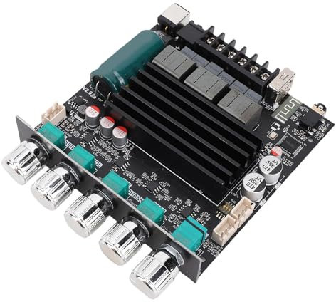 POENVFPO 2.1 Channel 5.1 Amplifier Board Impressive Power Output Subwoofer Sound Amp Module for Party Entertainment