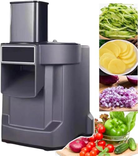 Cortadora De Verduras Eléctrica 3 En 1 De 100 W, Picadora De Verduras Y Frutas, Cortadora Automática De Cebolla, Patata, Col Y Limón.