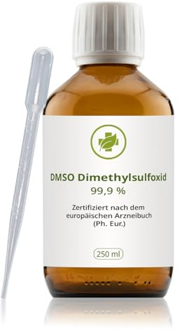 vitalundfitmit100 DMSO Dimethylsulfoxid 250 ml – 99,99% Ph. Eur., Made Germany