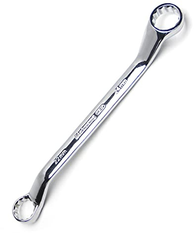 Utoolmart Steel 22-24 Dual Offset Ring 12 P Box End Wrench Spanner