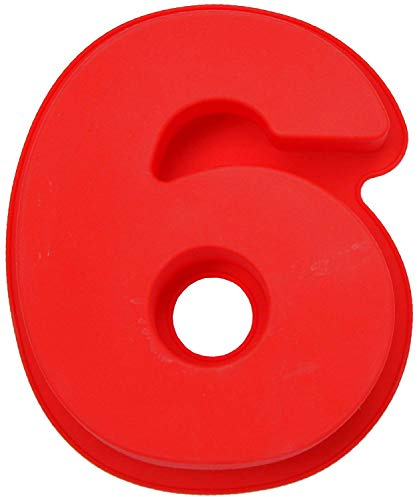 Silikon-Backform für Kuchen, Zahlen 0–8, Kuchen, Brot, Mousse, Gelee, für Geburtstag, Hochzeit, Jahrestag
