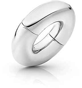Teilbarer Cockring Donat Ballstretcher Hodengewicht Herren Schwanz Cock-Ring Hodenstrecker Erotik-Spielzeug für-Männer Penisring Edelstahl (Metall)(Höhe: 20mm / Innen Ø: 45mm)
