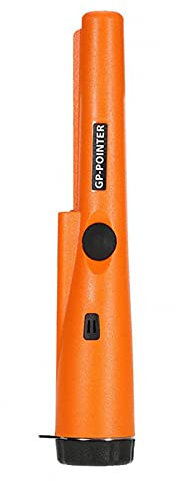 Metal Detector, Professional Handheld Portable Pin Metal Pointer Wand, Metal Search Treasure Pinpointing Finder Probe, for Adults & Kids(Orange)