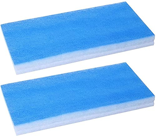 Beada Airbrush Hobby Airbrush Spritzkabine Filter Set, Fiberglas Kabine Ersatzfilter Kompatibel für Master, Paasche 2 StüCk, Blau