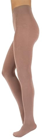 CALZITALY Kashmir Ullstrumpbyxor, varma vinterstrumpbyxor, tjocka tights, 150 Den, | S, M, L, XL, XXL, 3XL, 4XL | Italienska strumpbyxor, Dammig ros, XL