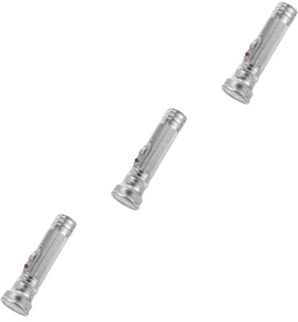 Ciieeo 3stücke Old-fashioned Metal Flashlight Tragbare Vintage Taschenlampe Für Outdoor-aktivitäten Camping Und Und Leichte Bauweise Retro-design Batterie