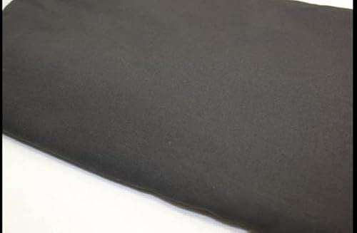 Bügelvlies,Bügeleinlage 148mm 1m / Lot dünne weiche Schwarze weiße Baumwolle gemeinnützige Tuch for Unterkirt Tasche Kleidungsstück Patchwork DIY Zubehör (Color : Black)