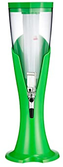 torre de bebidas Dispensador de torre de cerveza, cañón de cerveza de barril con carámbanos, dispensador de vino de barril de remojo de vino de hielo luminoso comercial con grifo Dispensador de cervez