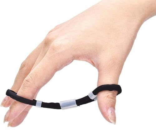 RSYHVG Archery Finger Sling Recurve Bow Fingerling, Adjustable Trainer Clicker Tabs Extra Comfort Padded for Outdoor Recurve Bow Hunting Shooting Accessory