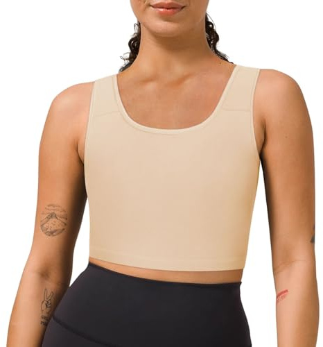 GCTBL Bröstbindare Transgender FTM Trans Halv Andningsbar Binder (K, XL)