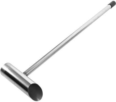 EXHUMKY Edelstahl Zuckerlöffel Für Zuckerwattemaschine Mit Ergonomischem Griff Robuster Marshmallow Zucker Scoop Professionelles Zubehör Für Einfaches Dosieren