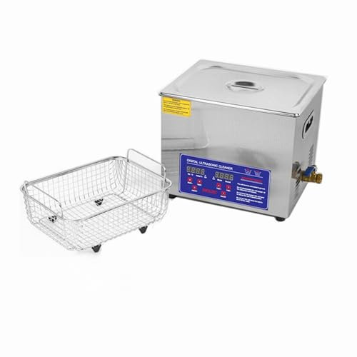 MOOTACO Digital Ultrasonic Cleaner,2L Professional Stainless Steel Ultra Sonic with Heater and Timer,Commercial 60W Quiet Ultrasonic Cleaning Machine for Jewellery,Watch Chains,Eyeglasses,Ring