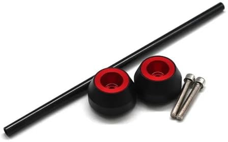 EQJSHL Motorrad Vorne Hinten Rad Gabel Achse Slider Crash Protector Pad Für FZ1 Für FAZER FZ 1 Für FAZER 2006-2015 Sturzschutz Sturzpads(ROT,Front)