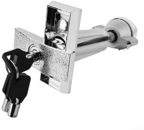 Jonikuper Serrure de type T avec clé, construction robuste, design pratique, pour distributeurs automatiques, machines de jeu, collation, café, voiture, sécurité renforcée