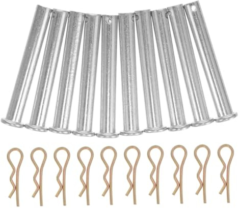 Gadpiparty Scaffolding Coupling Pin with Clip Scaffold Locking Pin for Construction Accessories Builders Trestles Stable Secure Connections