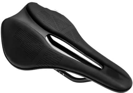 Sillín de Bicicleta Carbono for Carreras, sillines Carretera, cojín Asiento Hueco y cómodo