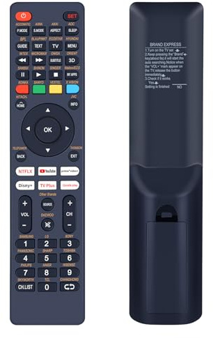 WKOLF New universal replacement remote control for all TV brands,universal remote control for all devices Easy to configure,for LG Sony Hisense Panasonic TCL Sharp Philips Toshiba All Brand TVs